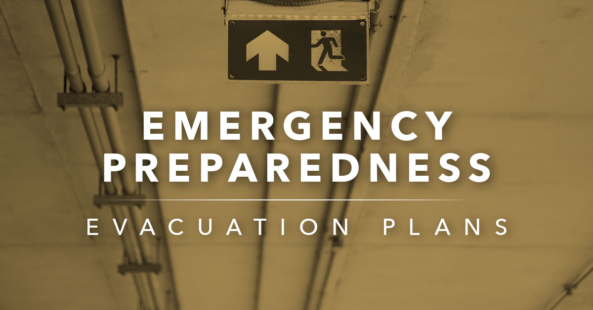 emergency prepardeness evacuations