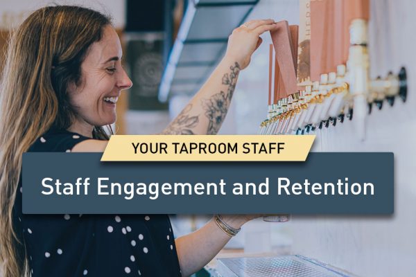 woman pouring beer in modern taproom staff engagement and retention 1200x628 1